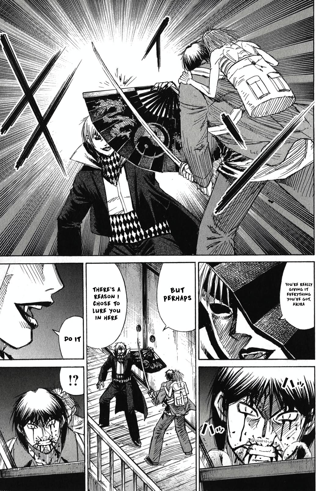 Higanjima - Saigo no 47 Hiai Chapter 143 page 17 - Chapter 143: The Pit