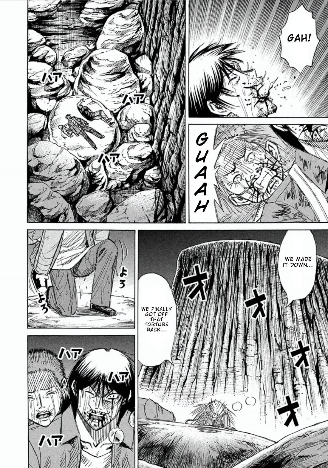 Higanjima - Saigo no 47 Hiai Chapter 149 page 12 - Chapter 149: Torture Rack