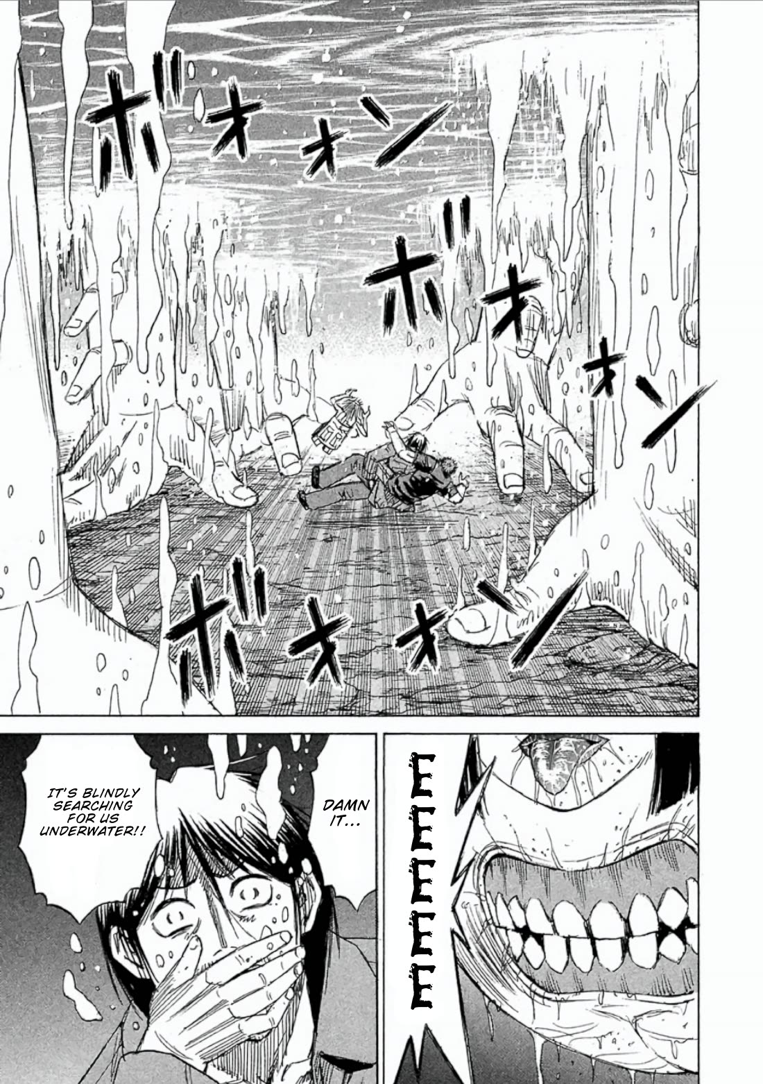 Higanjima - Saigo no 47 Hiai Chapter 150 page 10 - Chapter 150: Underwater