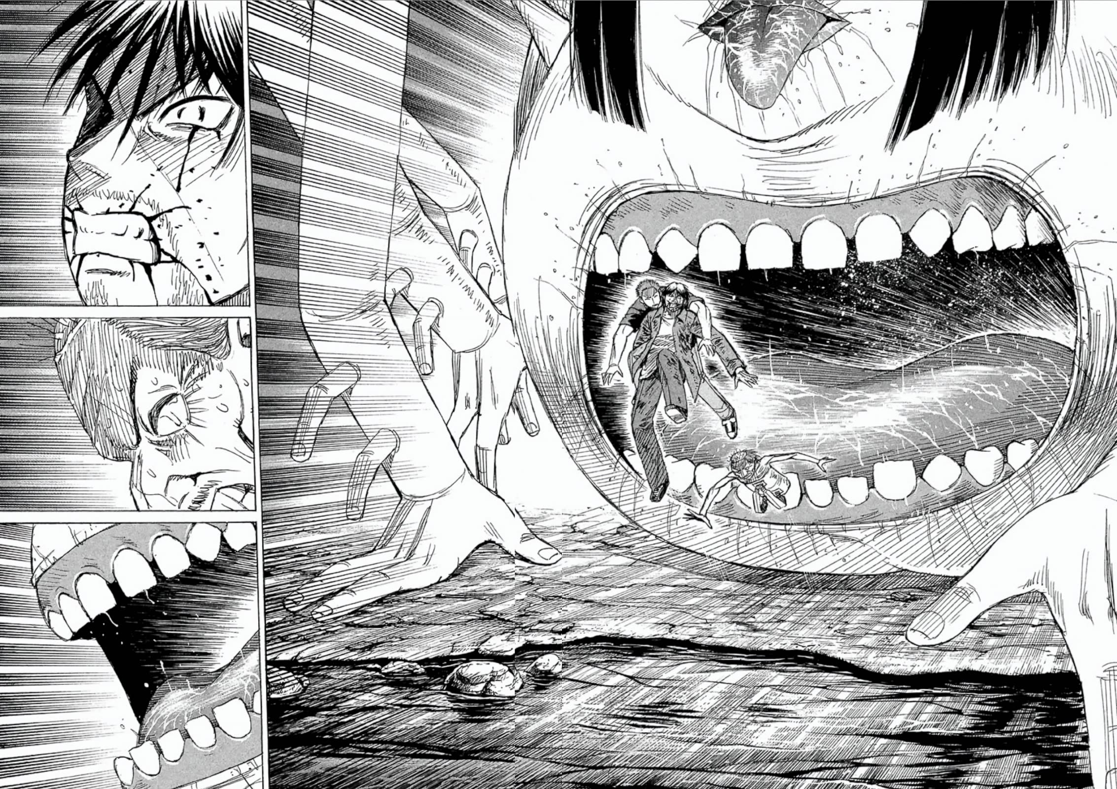 Higanjima - Saigo no 47 Hiai Chapter 150 page 6 - Chapter 150: Underwater