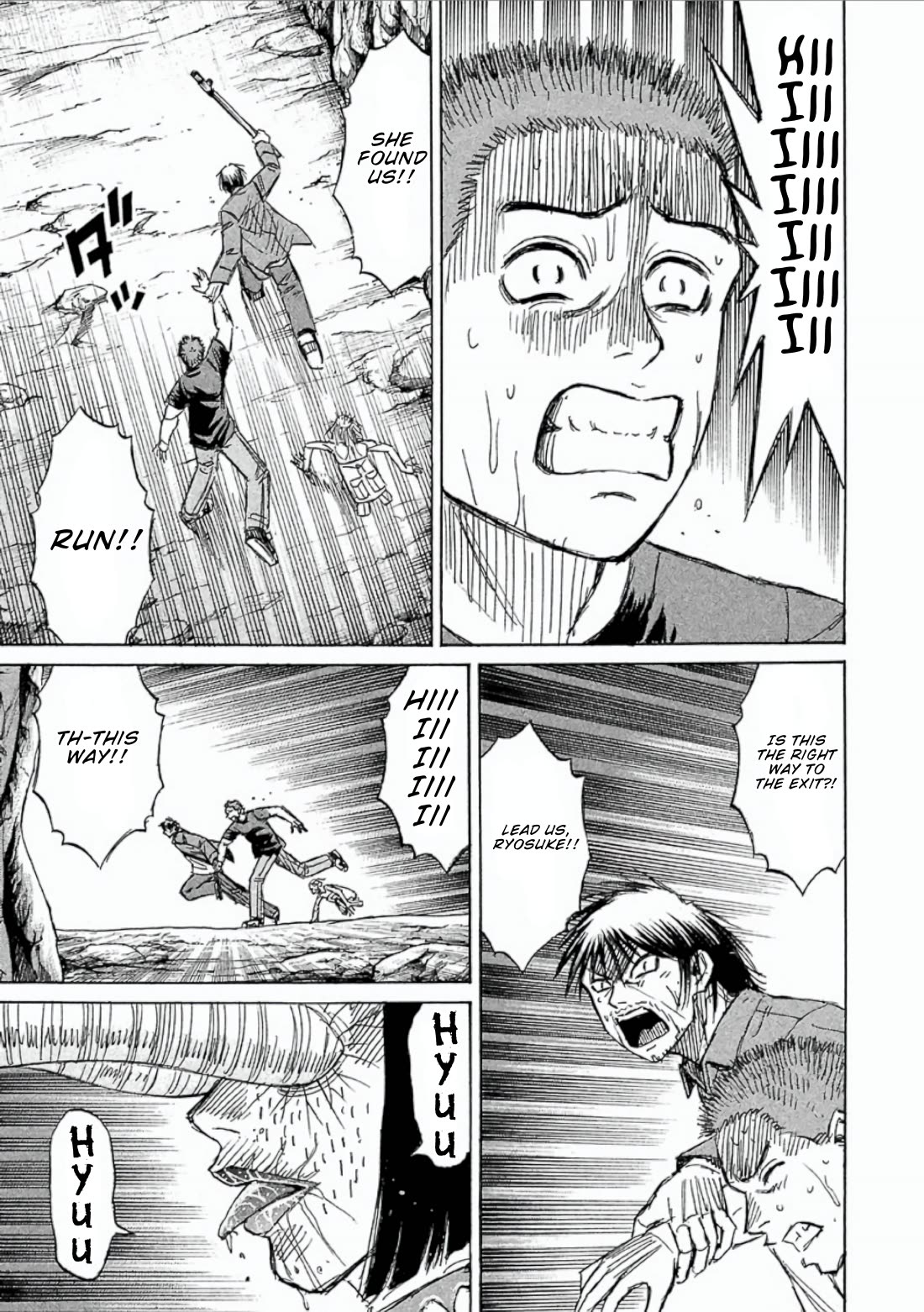Higanjima - Saigo no 47 Hiai Chapter 151 page 11 - Chapter 151: Side Tunnel