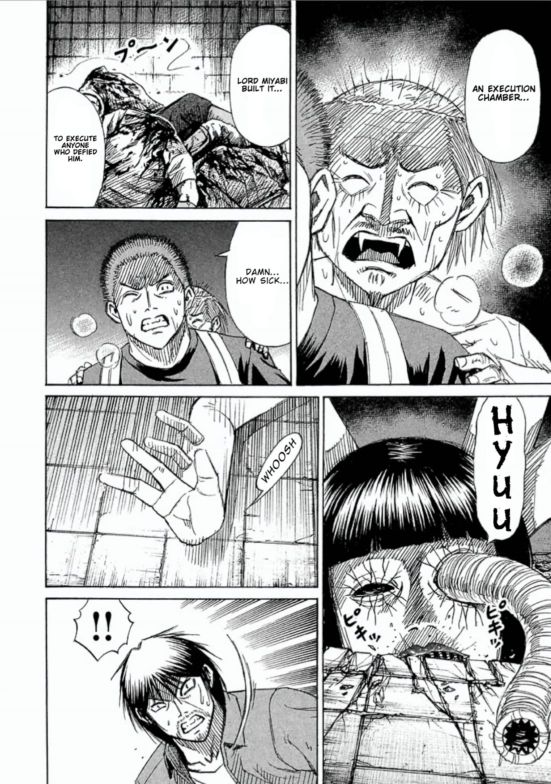 Higanjima - Saigo no 47 Hiai Chapter 155 page 14 - Chapter 155: Execution Chamber