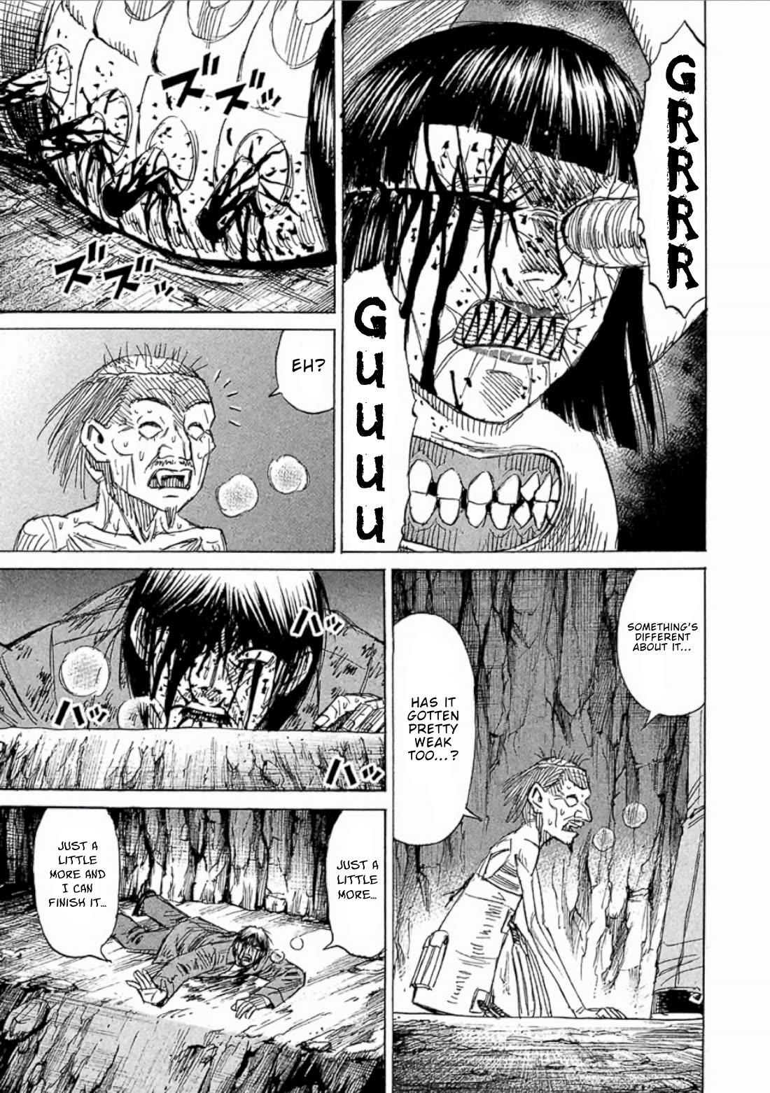 Higanjima - Saigo no 47 Hiai Chapter 158 page 11 - Chapter 158: The Giant Hand