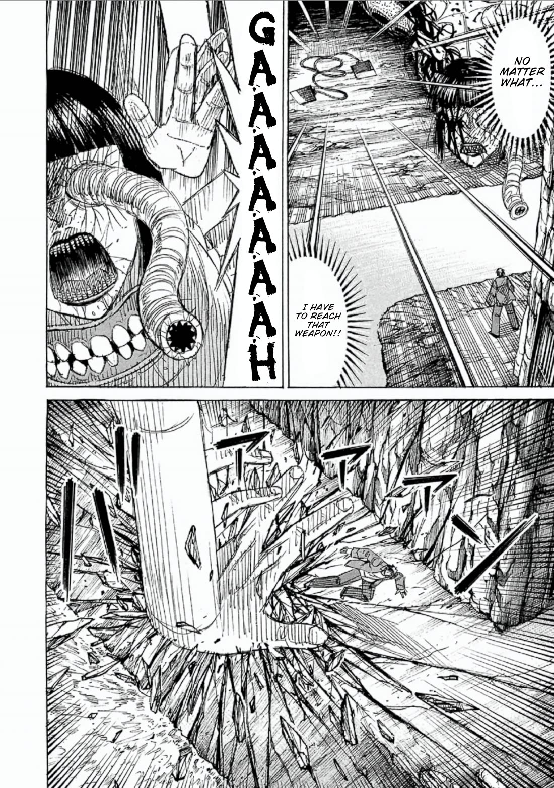 Higanjima - Saigo no 47 Hiai Chapter 158 page 15 - Chapter 158: The Giant Hand