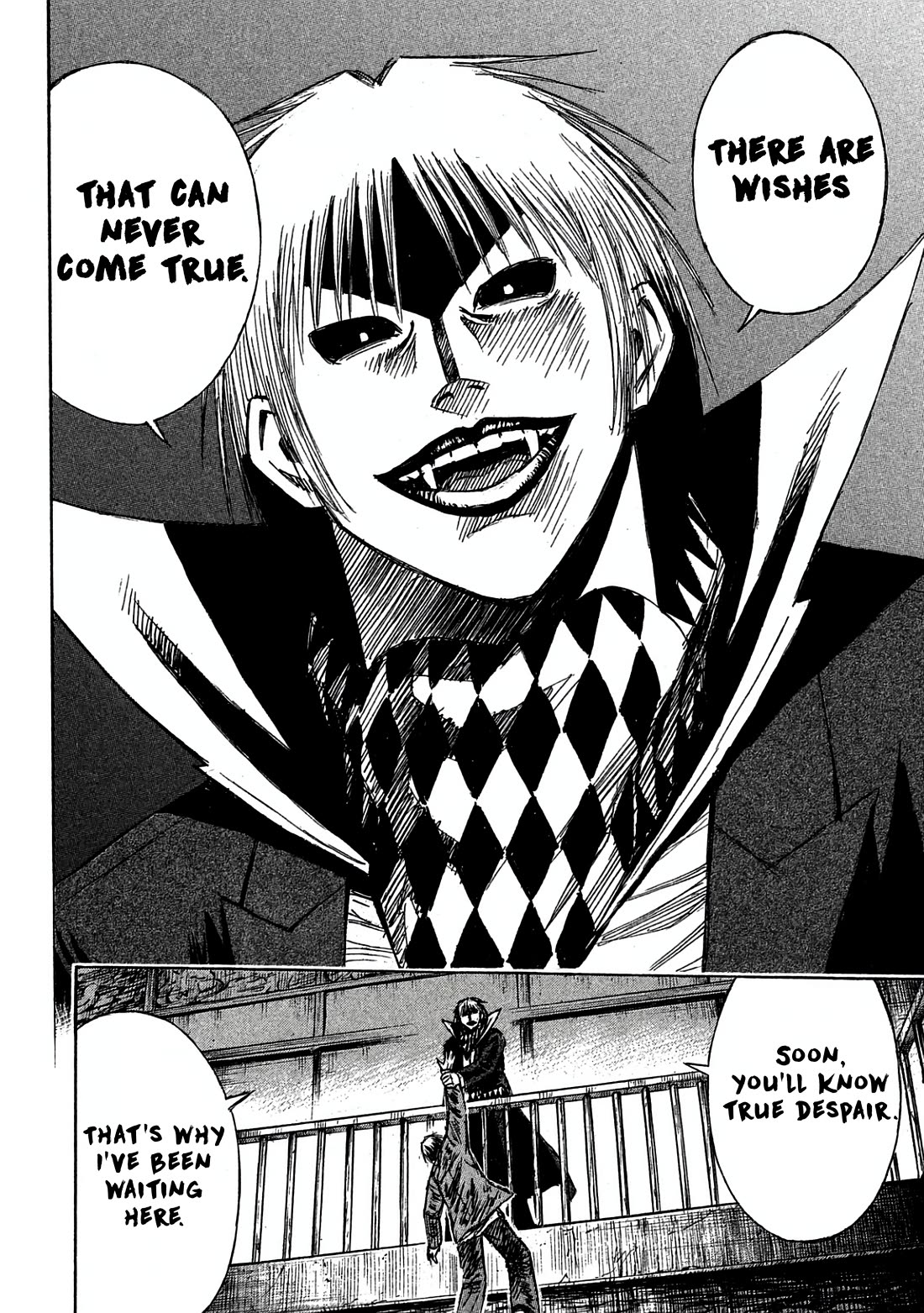 Higanjima - Saigo no 47 Hiai Chapter 166 page 13 - Chapter 166: The Face of Despair