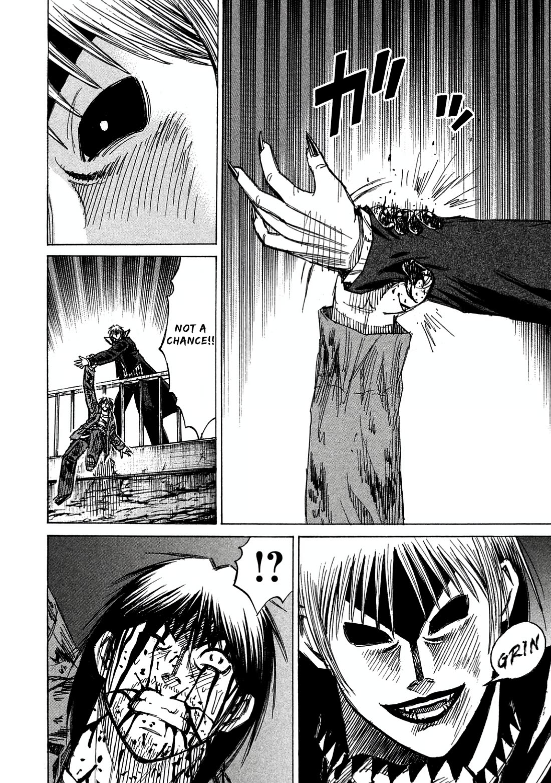 Higanjima - Saigo no 47 Hiai Chapter 166 page 15 - Chapter 166: The Face of Despair