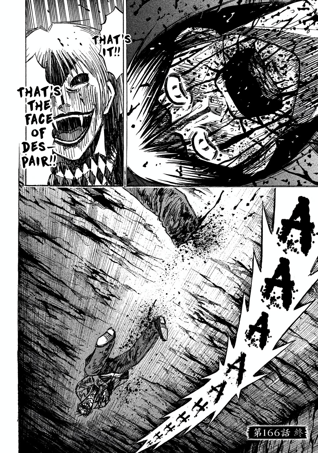 Higanjima - Saigo no 47 Hiai Chapter 166 page 18 - Chapter 166: The Face of Despair