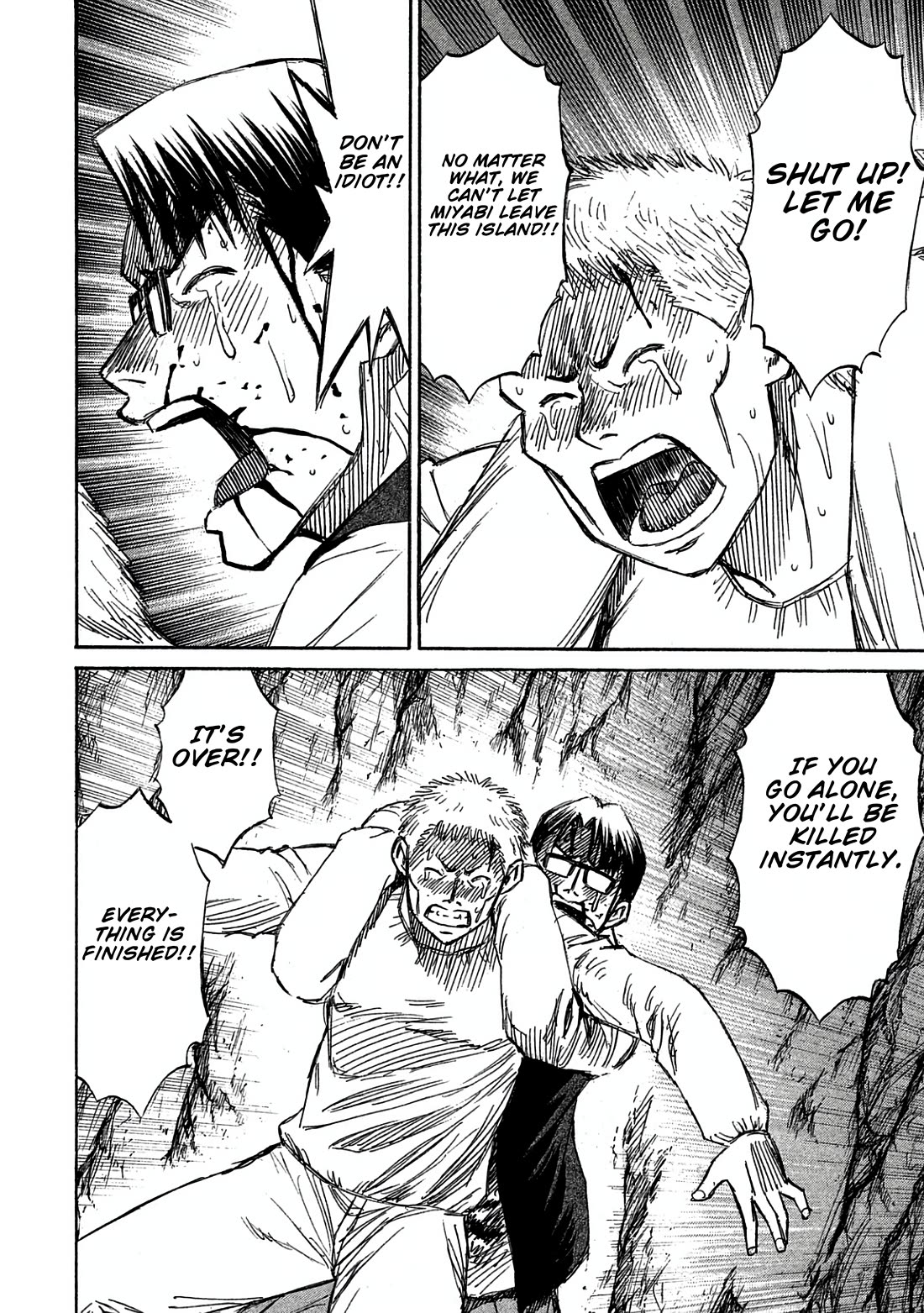 Higanjima - Saigo no 47 Hiai Chapter 167 page 18 - Chapter 167: The Fall