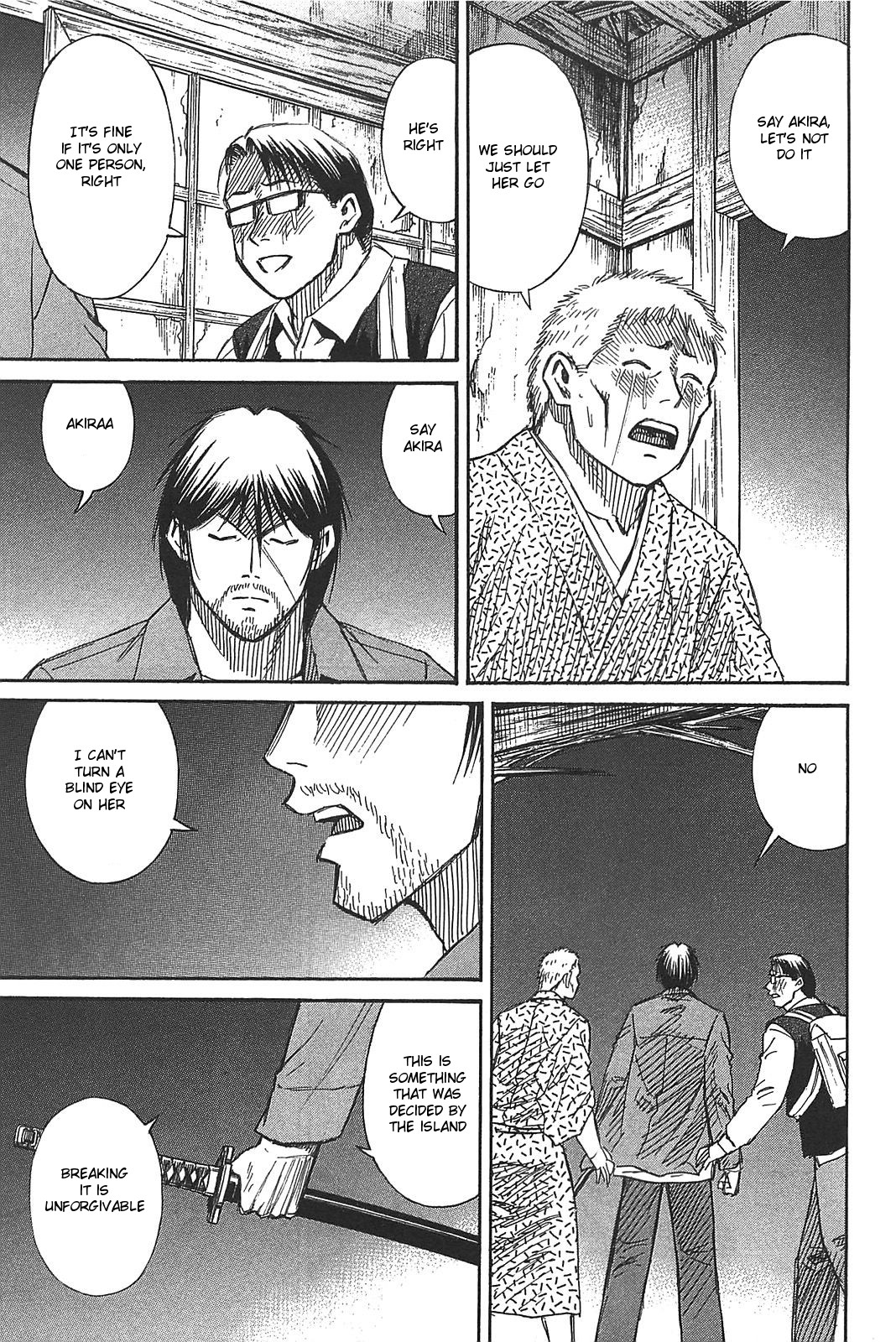 Higanjima - Saigo no 47 Hiai Chapter 21 page 3 - Chapter 21: Living In Disgrace