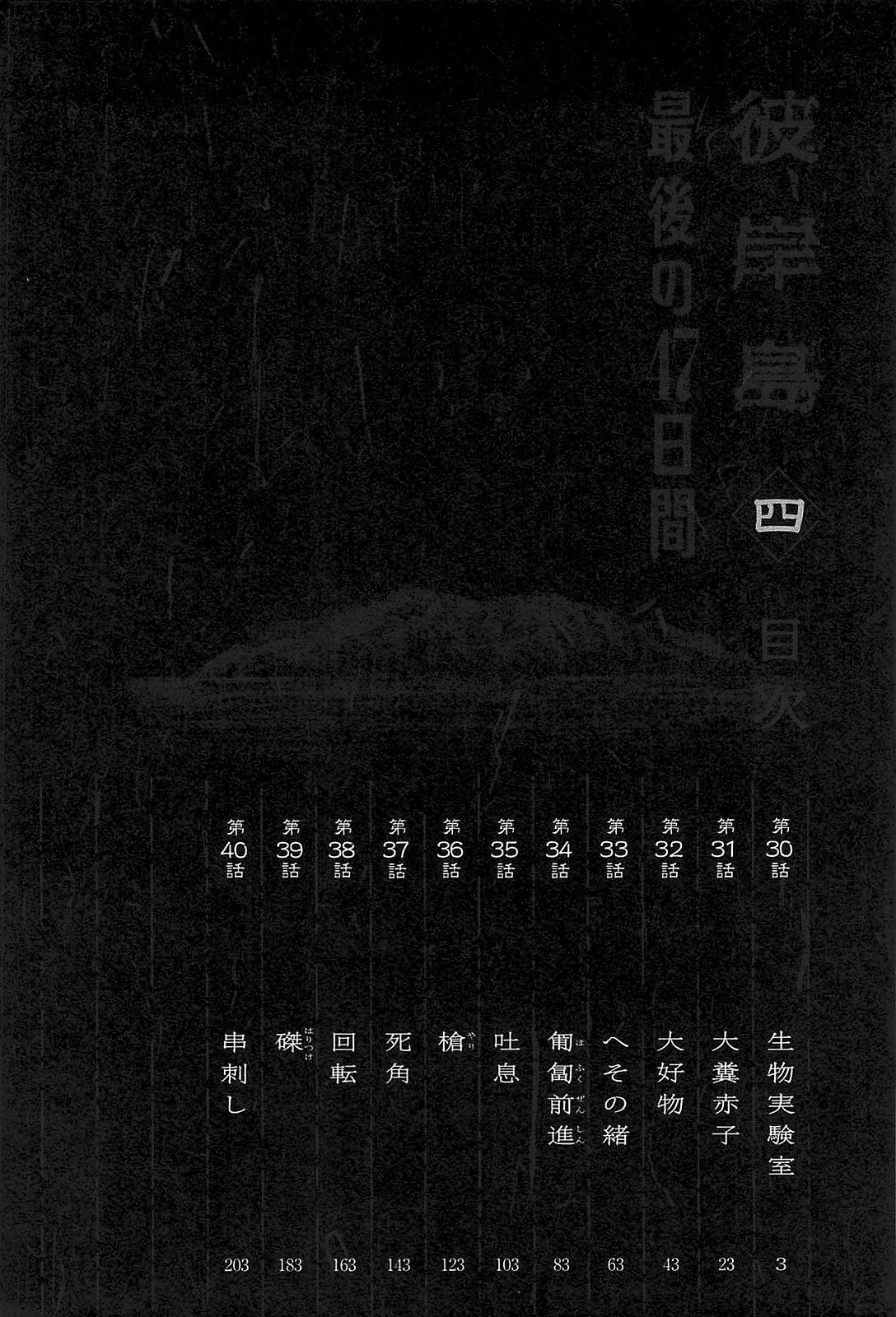 Higanjima - Saigo no 47 Hiai Chapter 30 page 4 - Chapter 30: Live Experiments Room