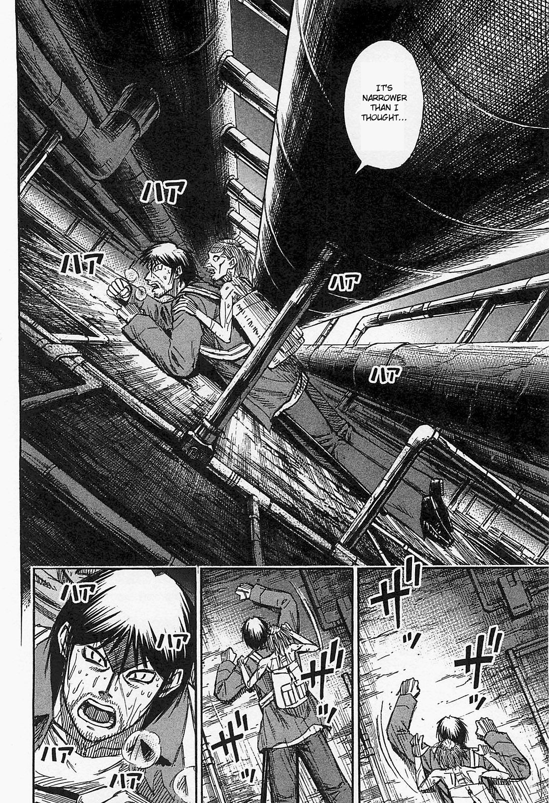 Higanjima - Saigo no 47 Hiai Chapter 34 page 12 - Chapter 34: Crawling Along