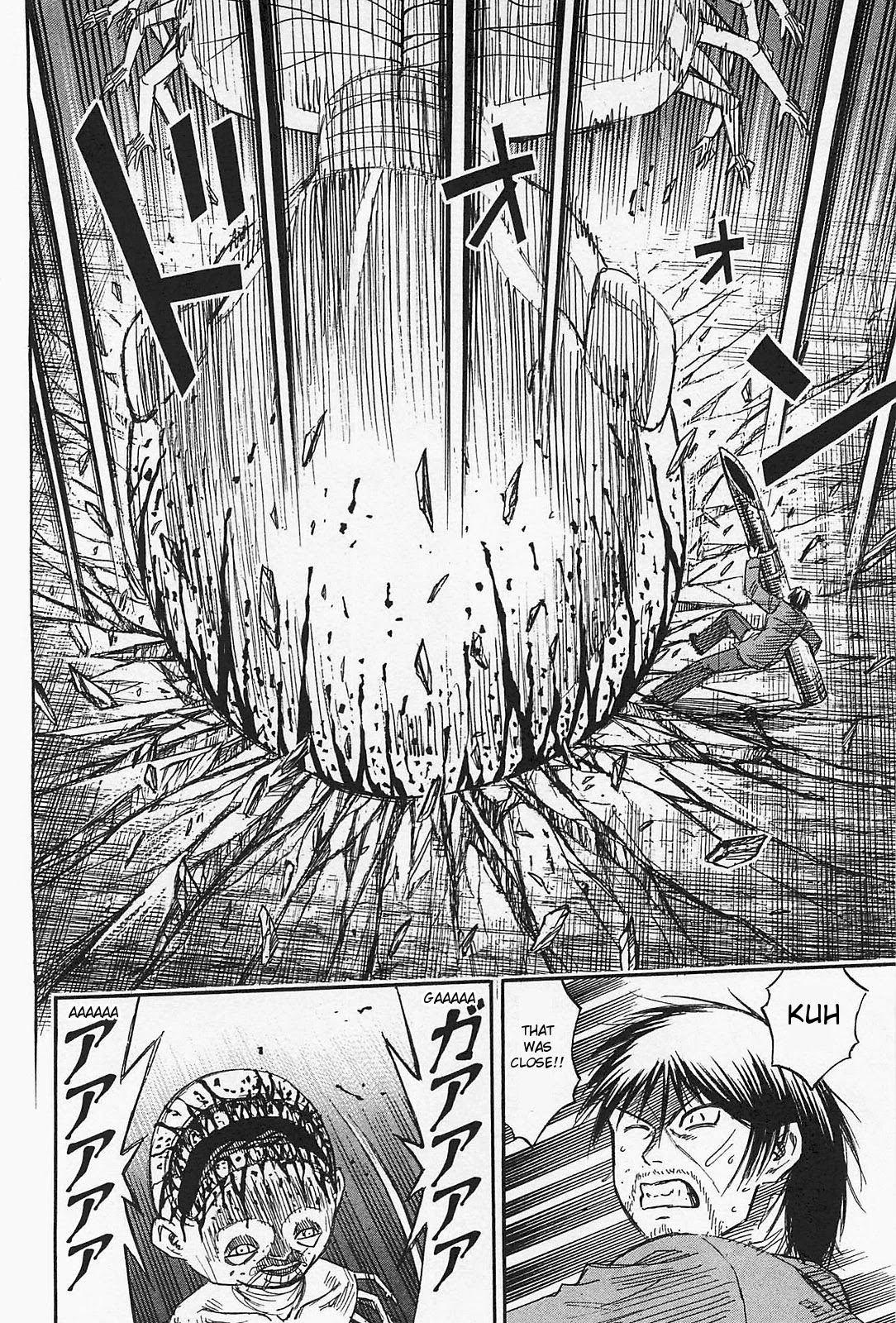 Higanjima - Saigo no 47 Hiai Chapter 39 page 4 - Chapter 39: Crucifixion