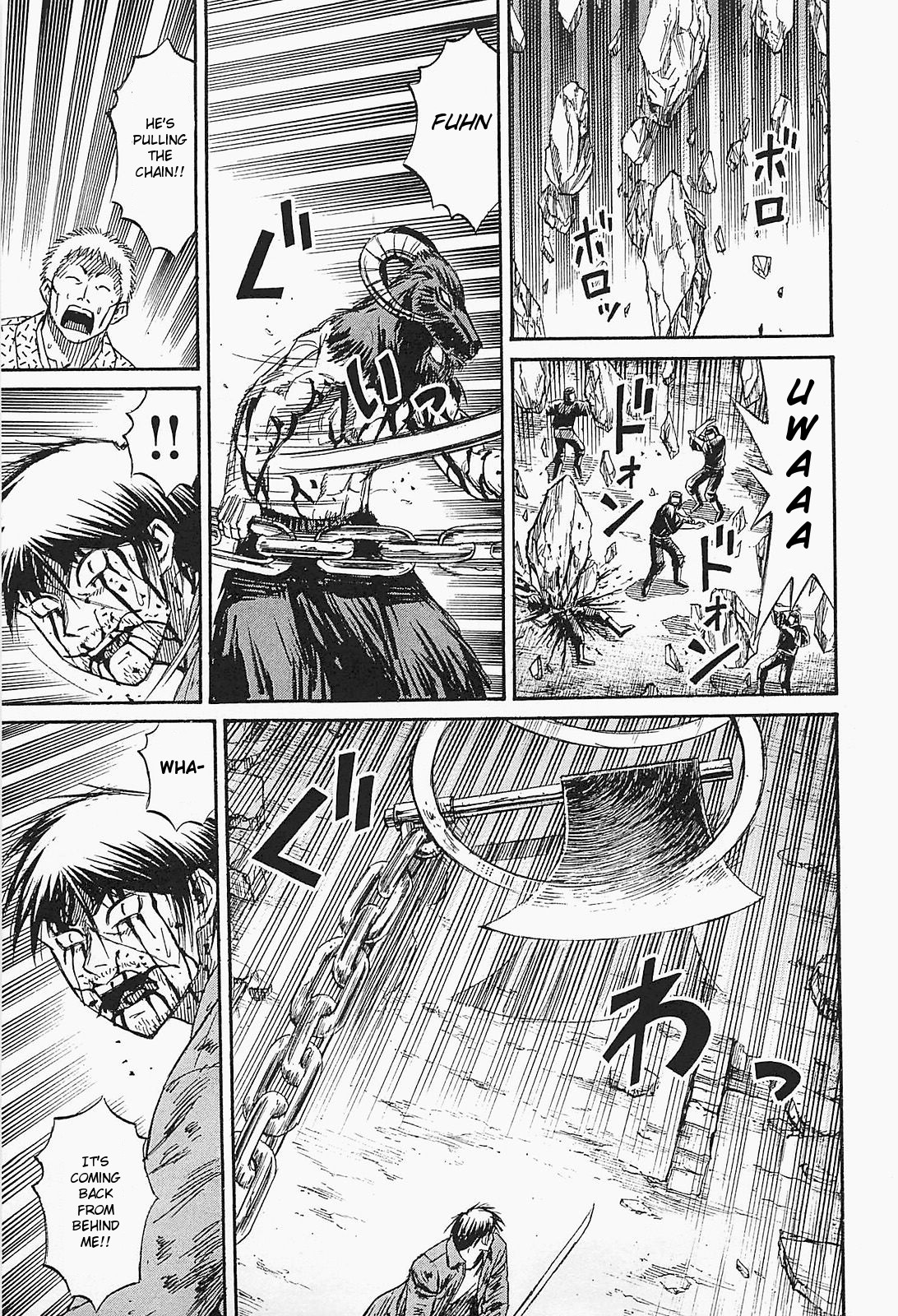Higanjima - Saigo no 47 Hiai Chapter 47 page 5 - Chapter 47: Pincer Attack