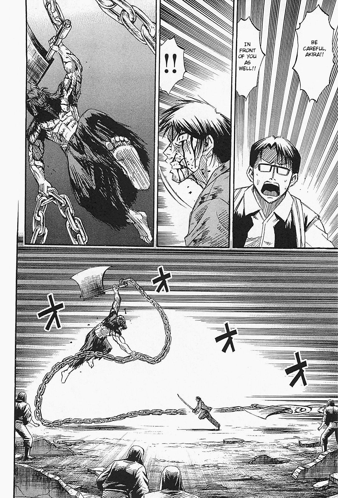 Higanjima - Saigo no 47 Hiai Chapter 47 page 6 - Chapter 47: Pincer Attack