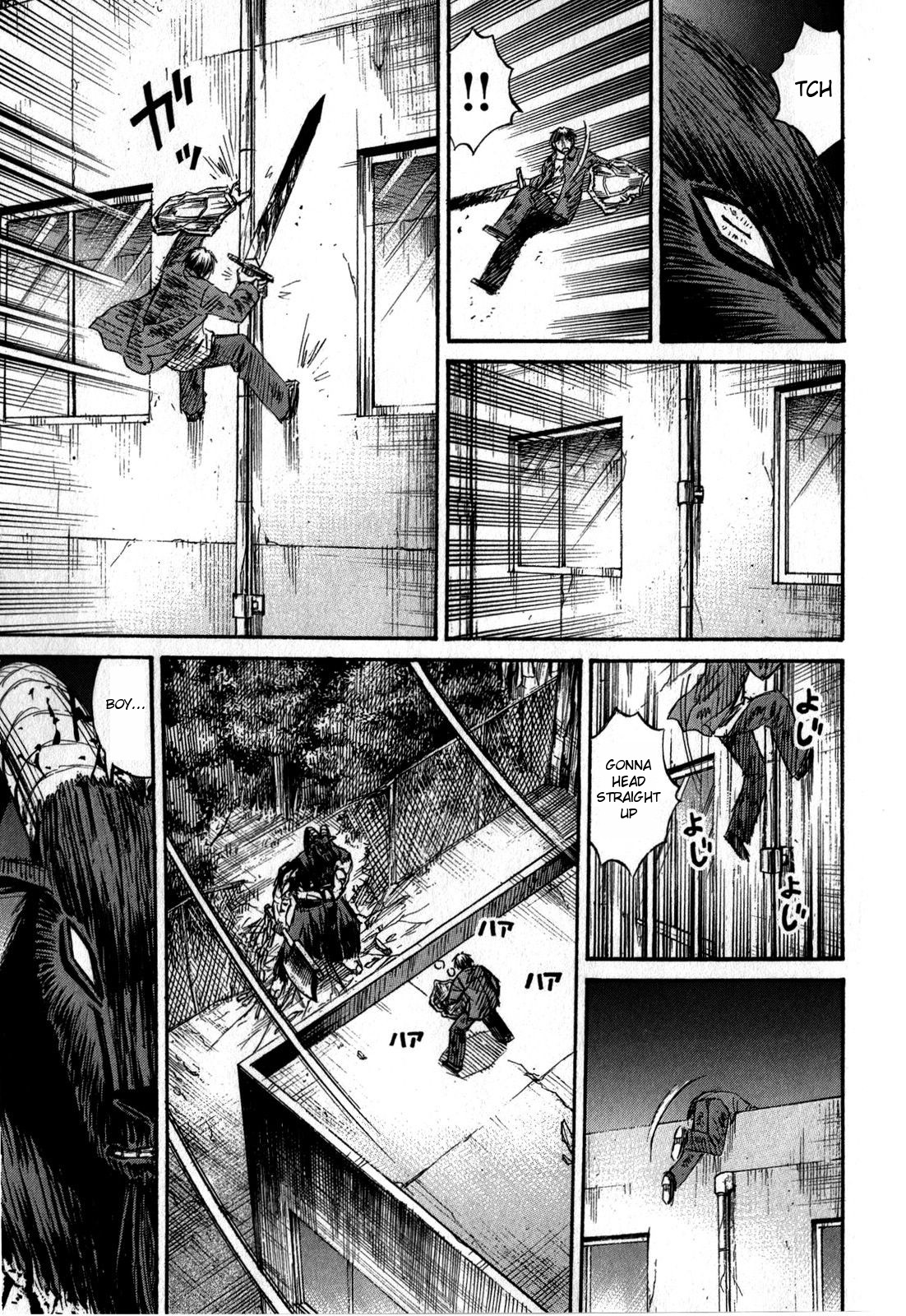 Higanjima - Saigo no 47 Hiai Chapter 52 page 9 - Chapter 52: Rooftop