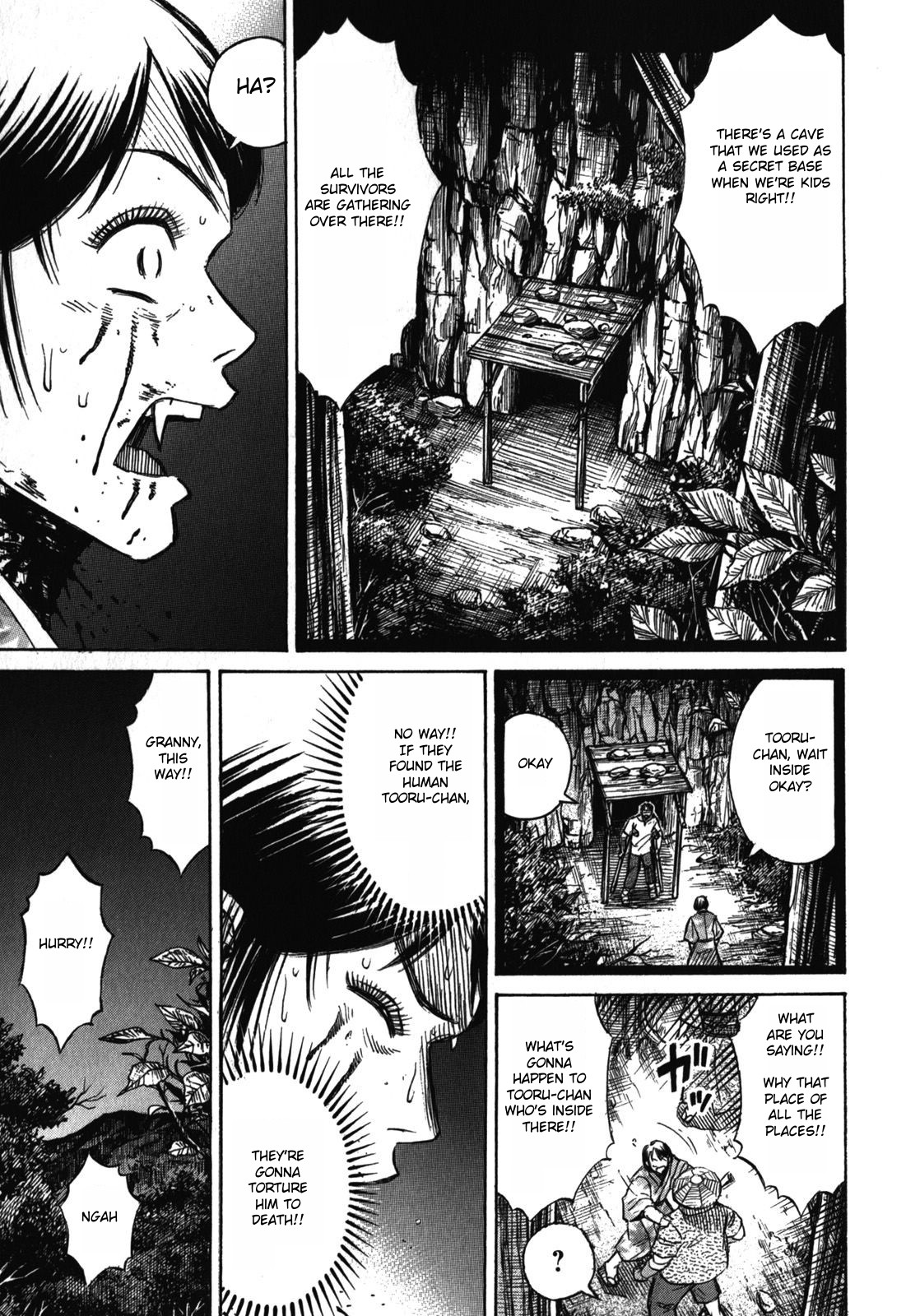 Higanjima - Saigo no 47 Hiai Chapter 66 page 7 - Chapter 66: Shelter