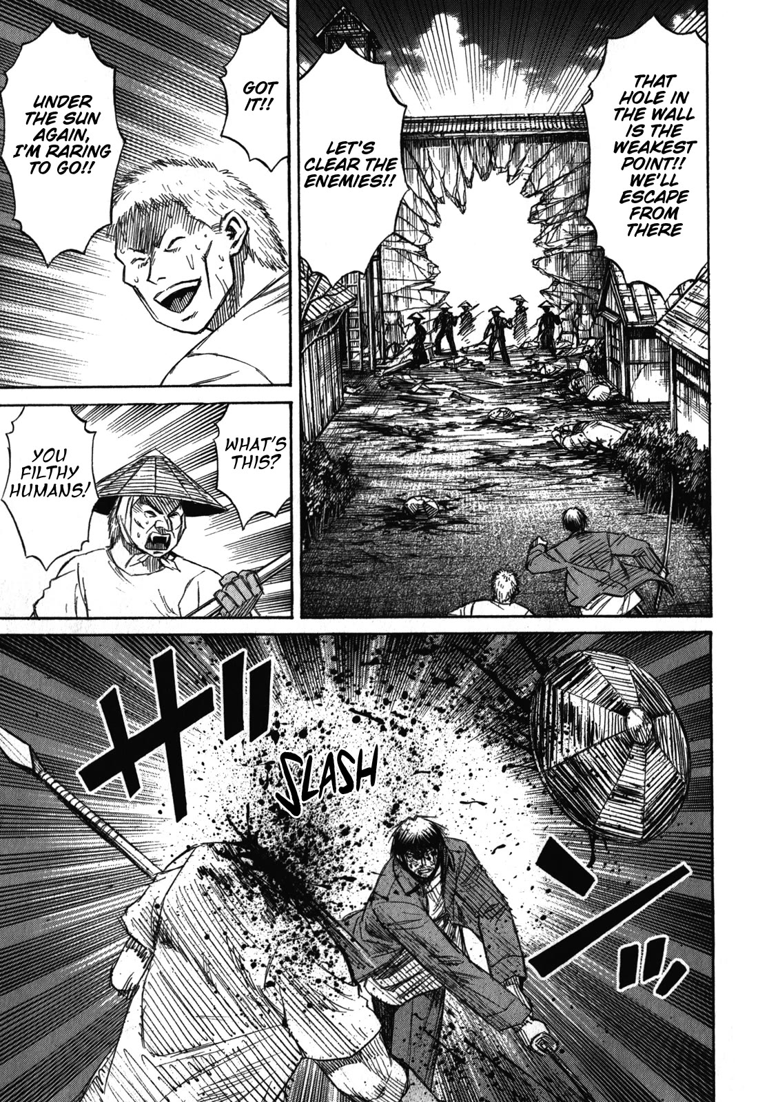 Higanjima - Saigo no 47 Hiai Chapter 81 page 11 - Chapter 81: Ground Level