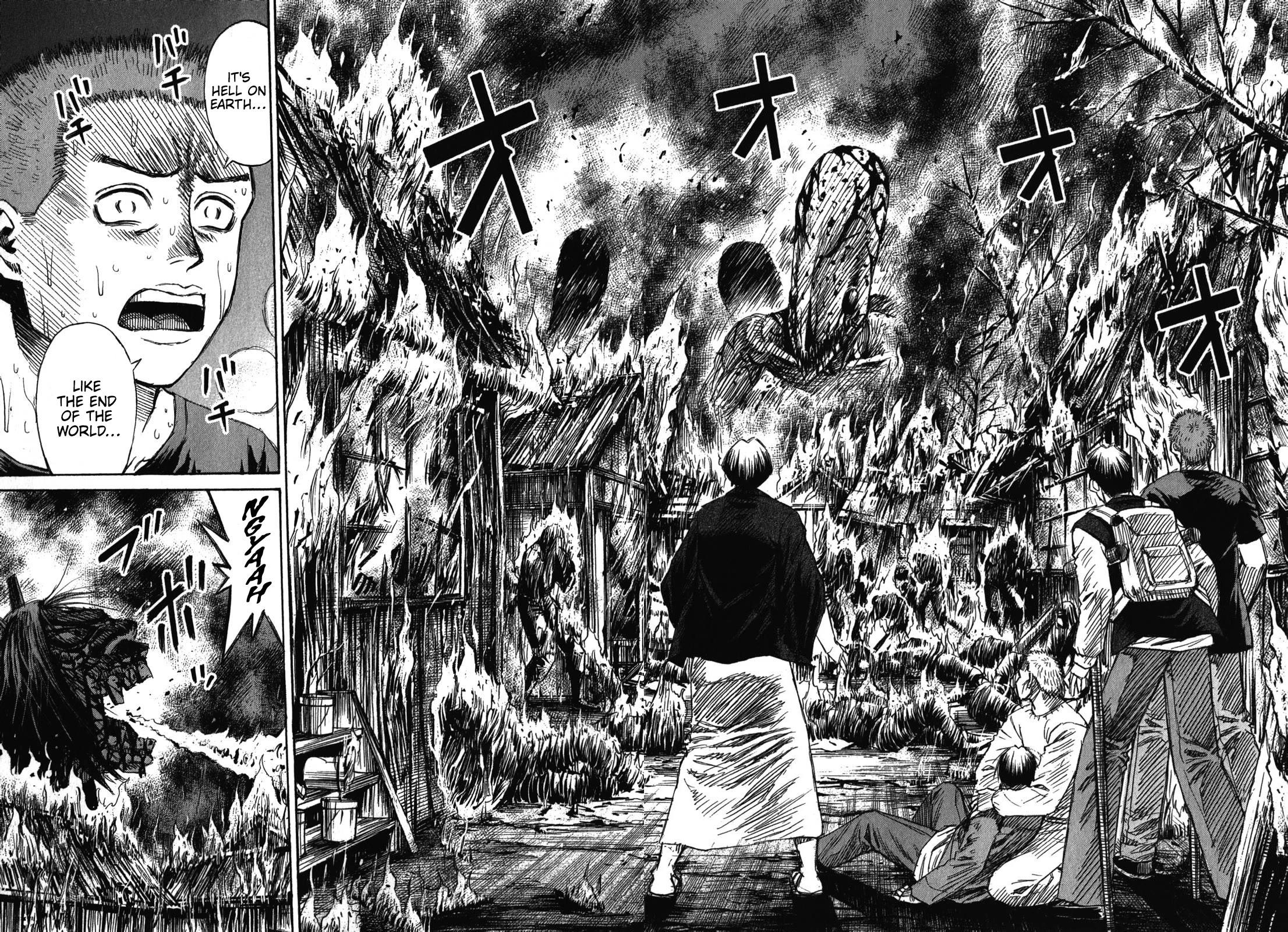Higanjima - Saigo no 47 Hiai Chapter 82 page 21 - Chapter 82: The Mighty Chihuahua