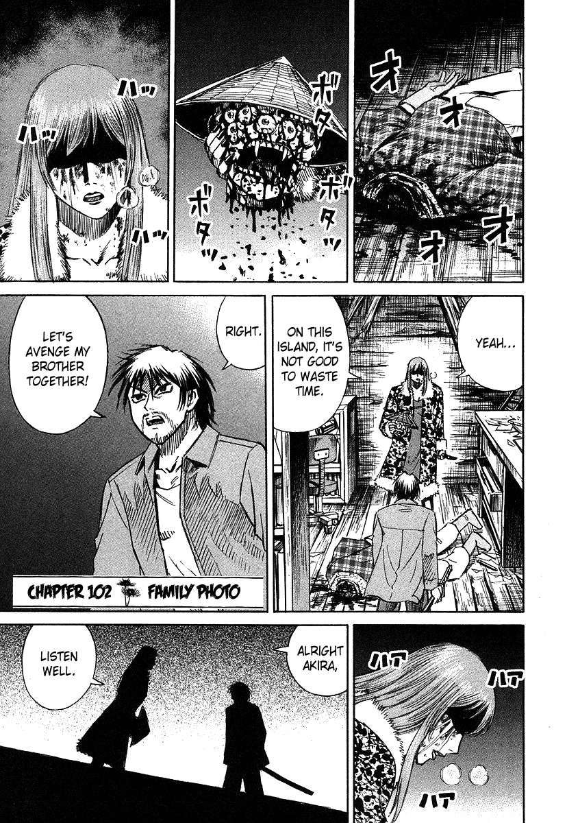 Higanjima Chapter 102 page 1 - Chapter 102: Family Photo