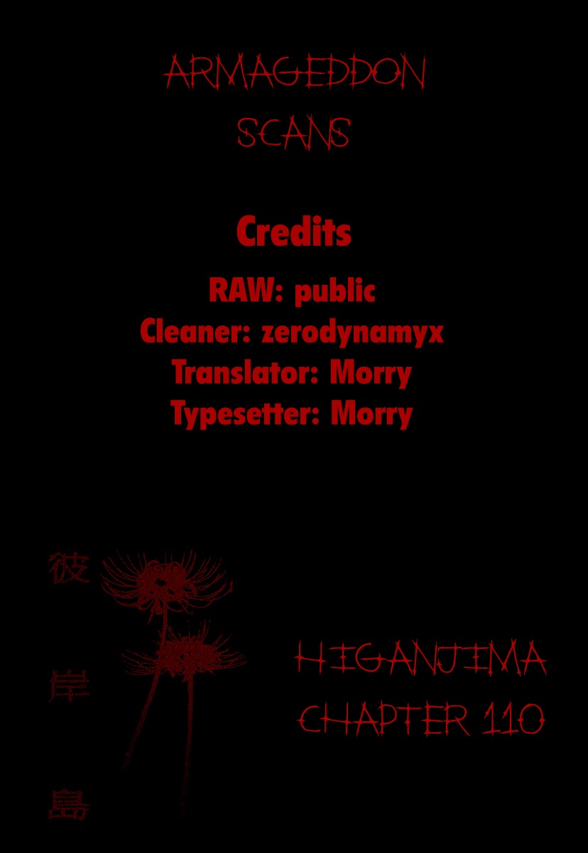 Higanjima Chapter 110 page 1 - Chapter 110: The Future of Humanity