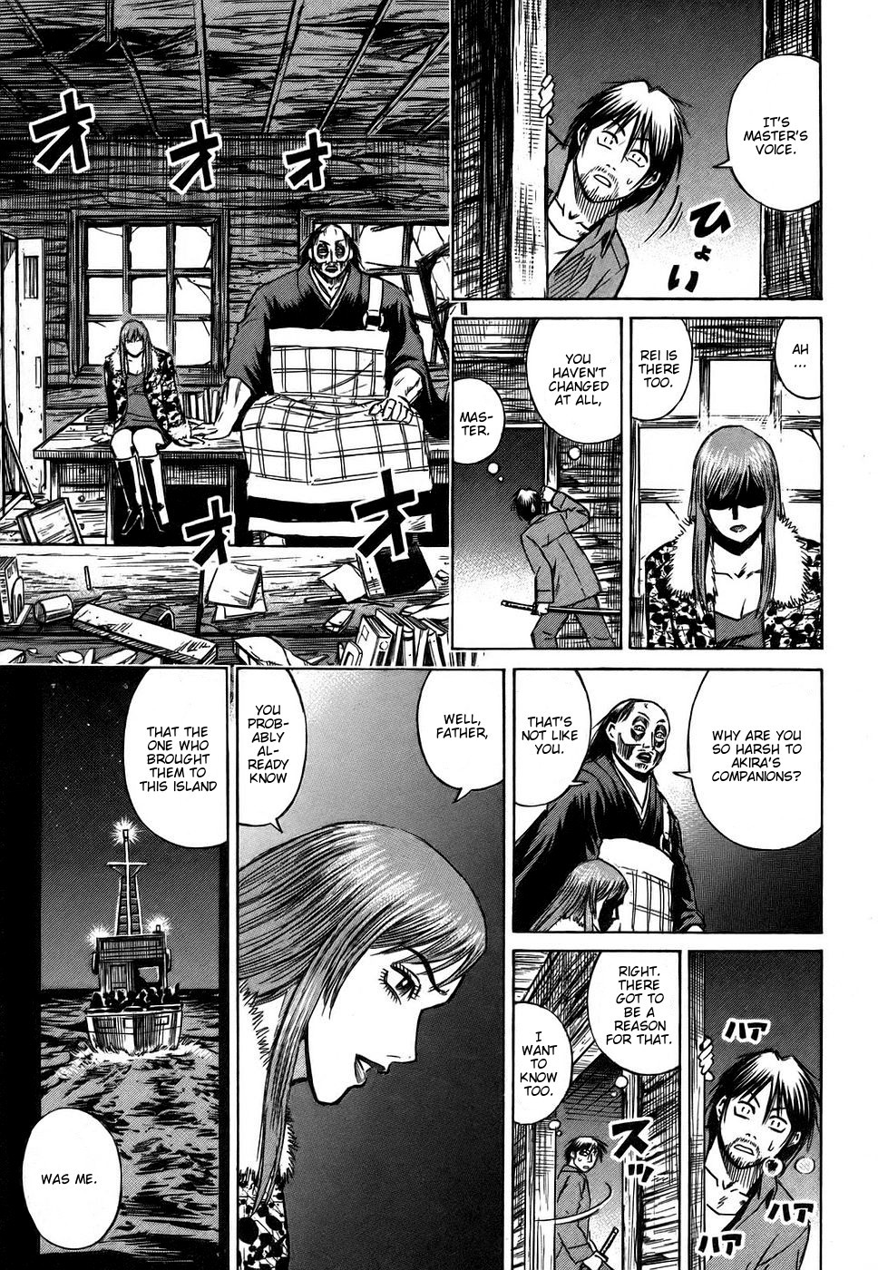 Higanjima Chapter 112 page 14 - Chapter 112: True Motives
