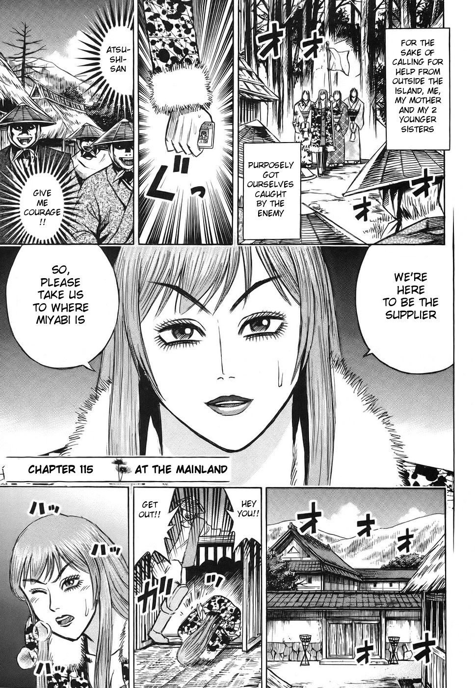 Higanjima Chapter 115 page 1 - Chapter 115: At The Mainland
