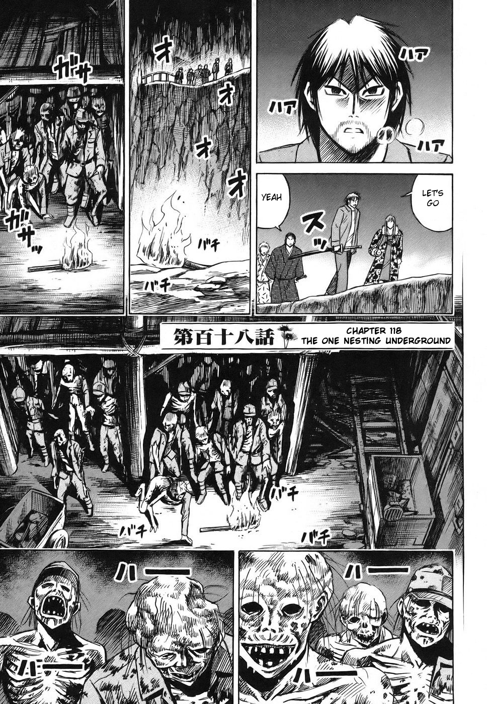 Higanjima Chapter 118 page 1 - Chapter 118: The One Nesting Underground