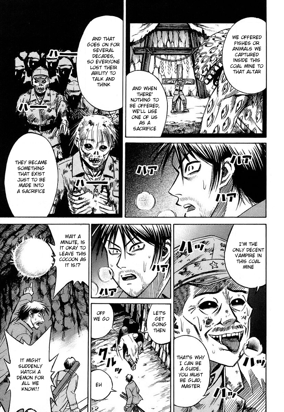 Higanjima Chapter 123 page 11 - Chapter 123: Cocoon