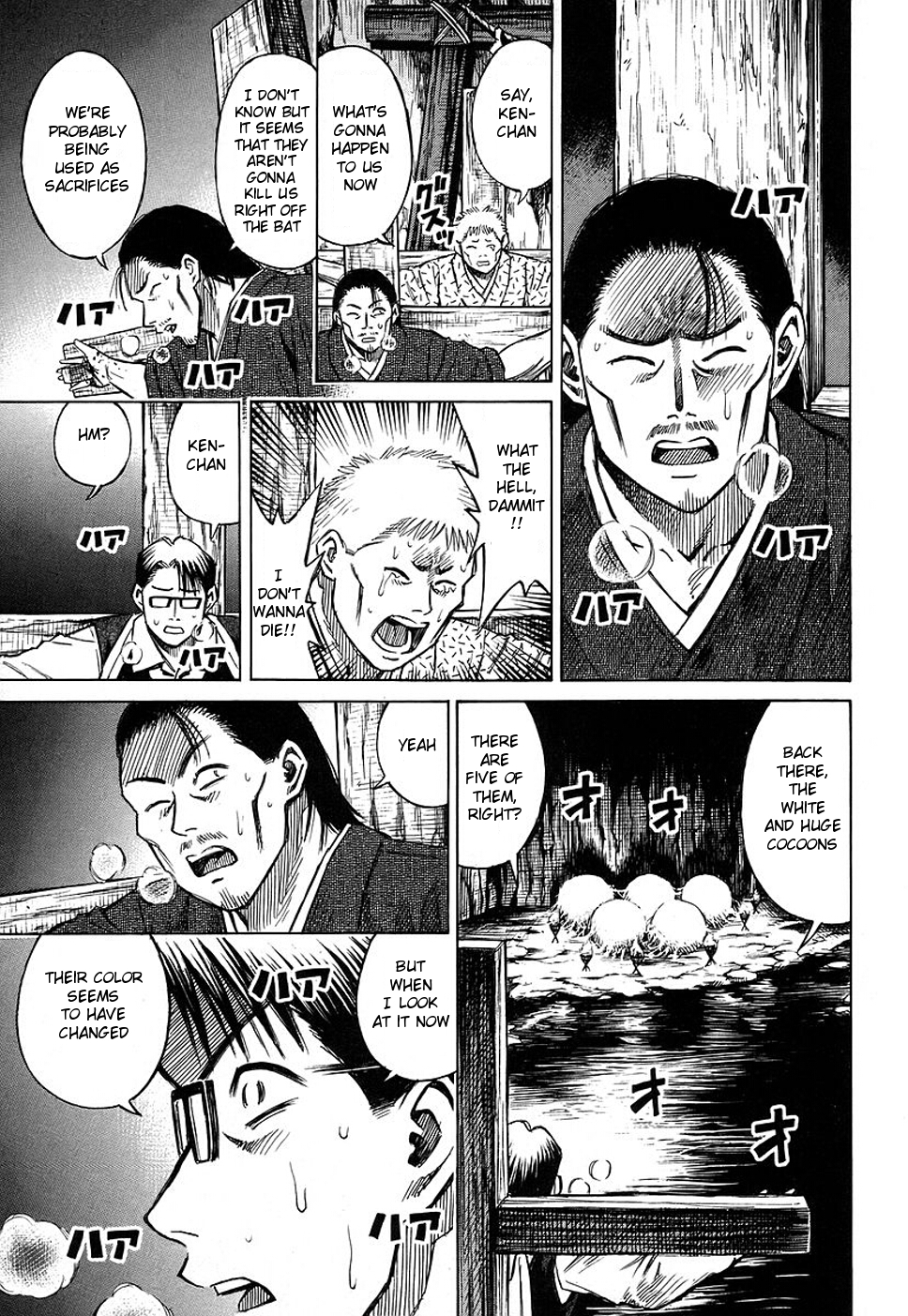 Higanjima Chapter 123 page 19 - Chapter 123: Cocoon