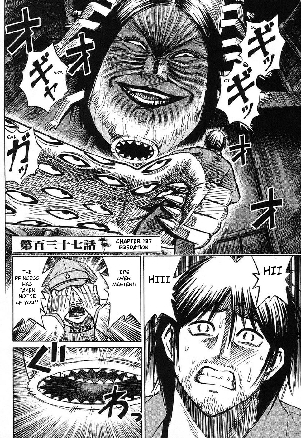 Higanjima Chapter 137 page 1 - Chapter 137: Predation