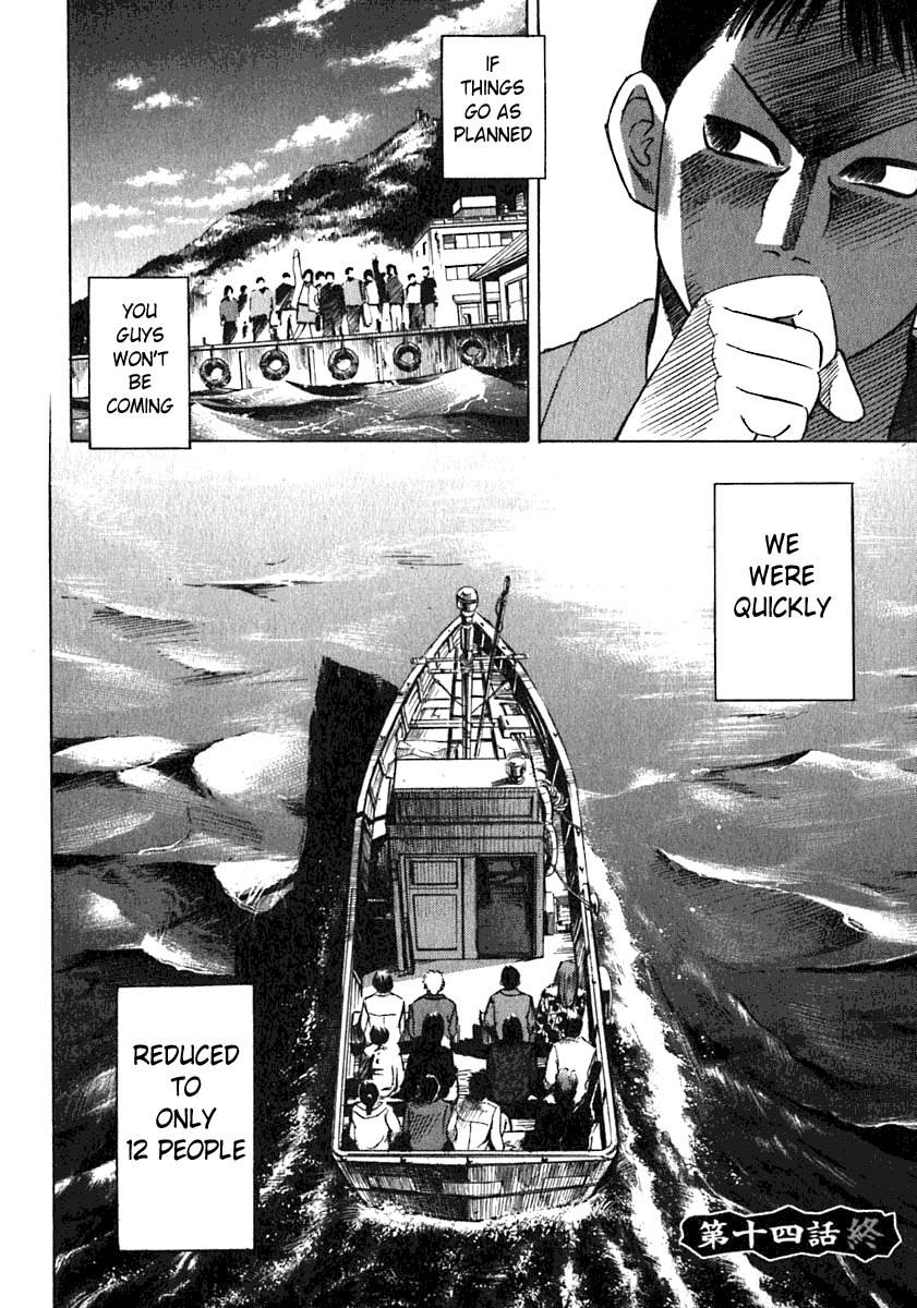 Higanjima Chapter 14 page 19 - Chapter 14: The Number Of People