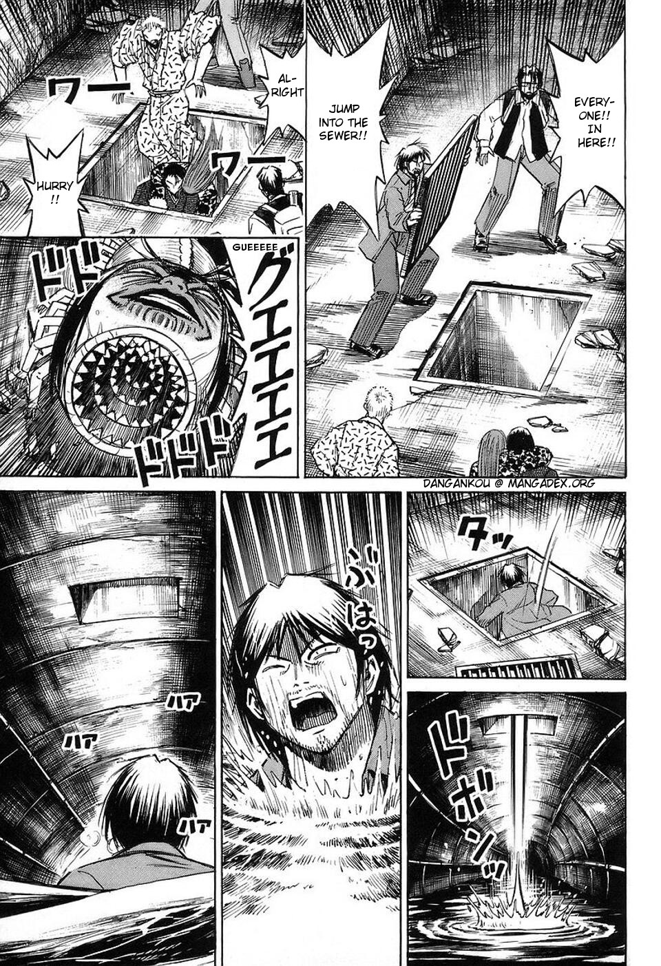 Higanjima Chapter 146 page 1 - Chapter 146: Sewer