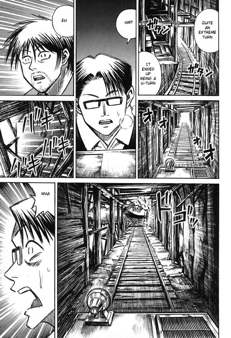Higanjima Chapter 147 page 15 - Chapter 147: Mining Cart