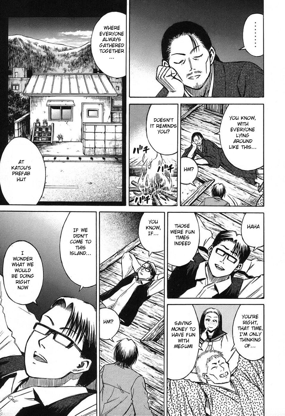 Higanjima Chapter 149 page 14 - Chapter 149: On The Way Back