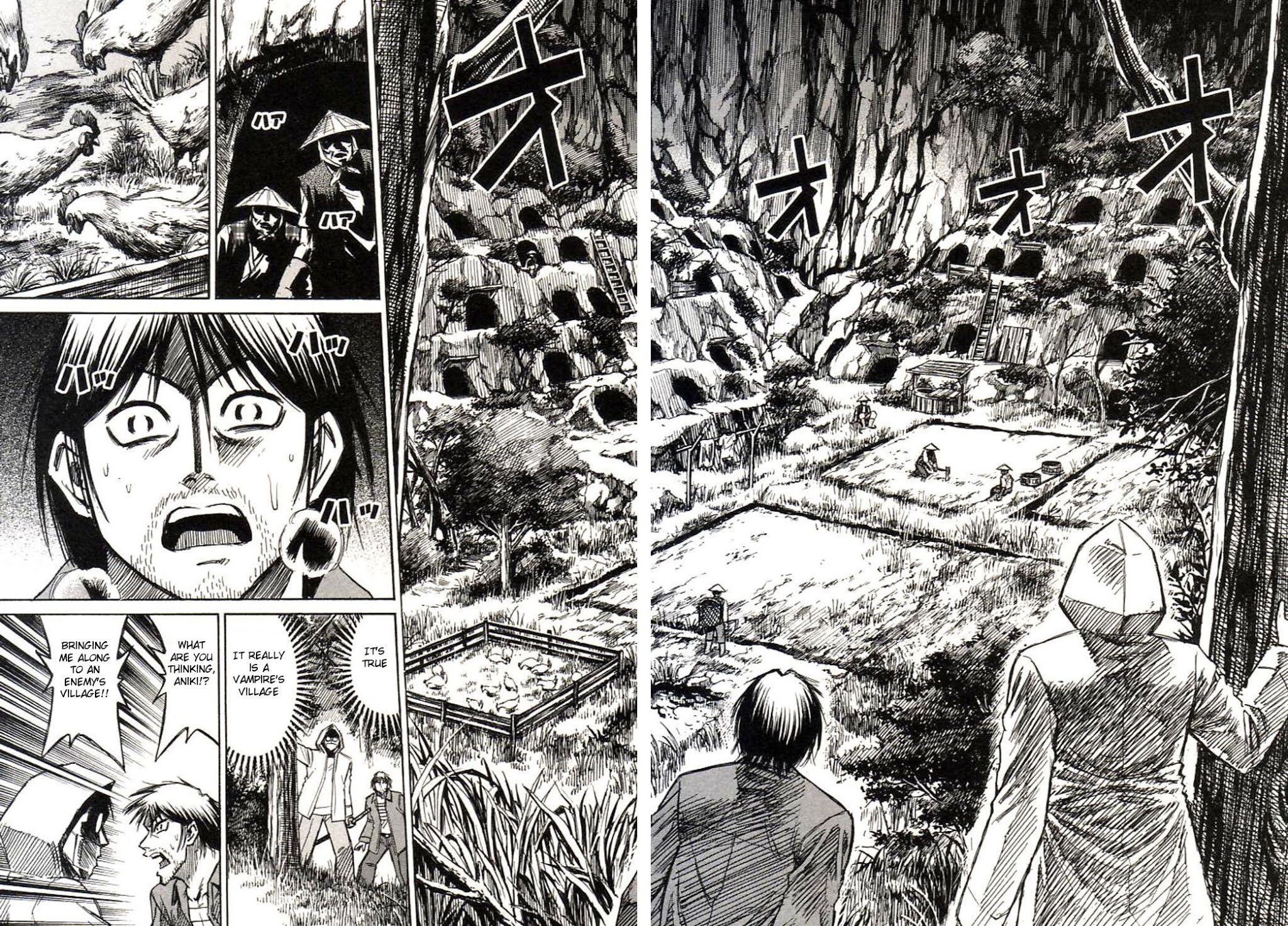 Higanjima Chapter 153 page 6 - Chapter 153: Hundred Holes Village