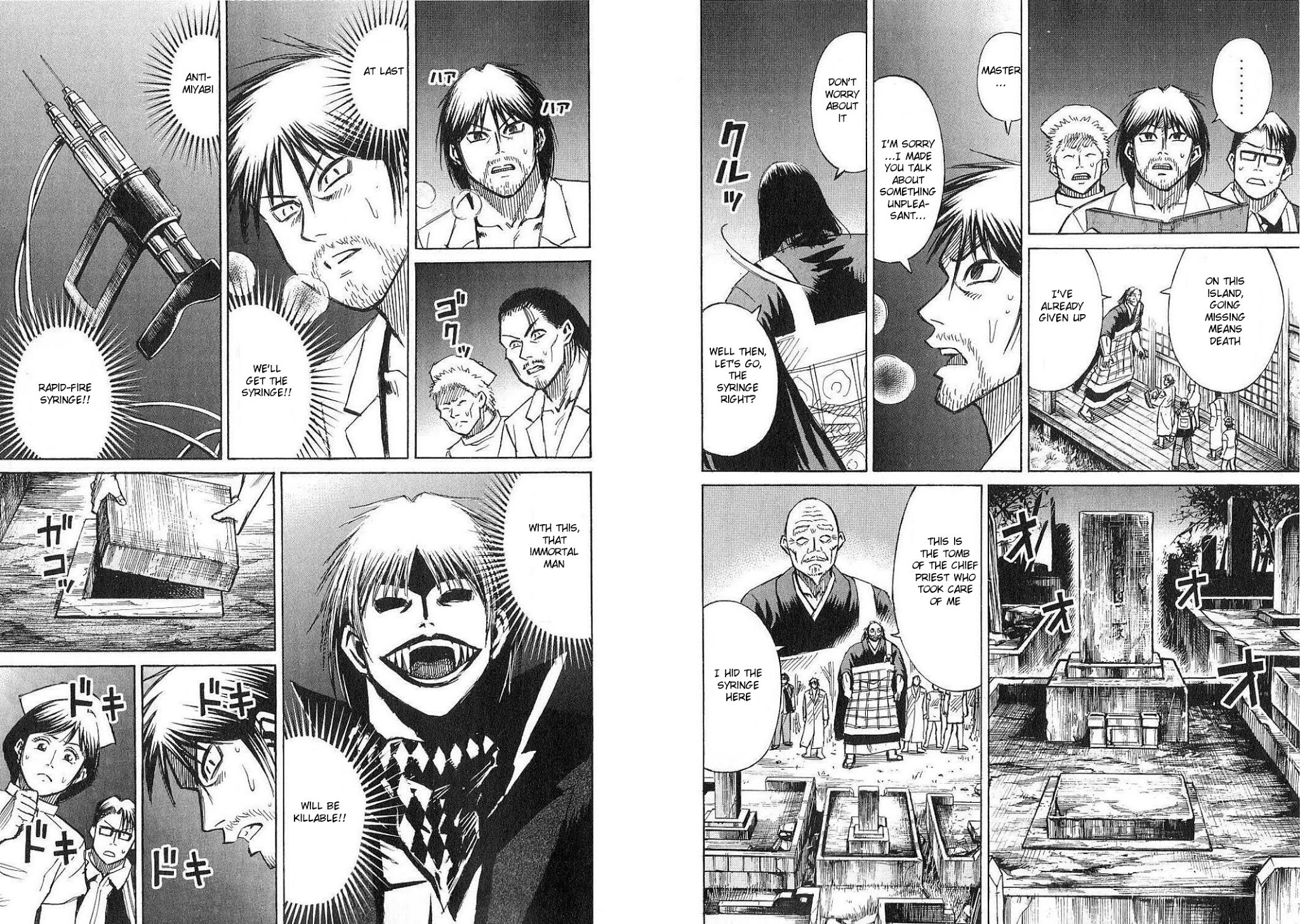 Higanjima Chapter 205 page 12 - Chapter 205: Under The Tomb