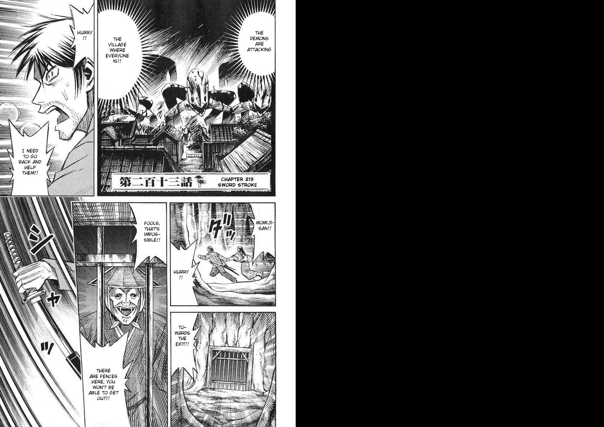 Higanjima Chapter 213 page 1 - Chapter 213: Sword Stroke