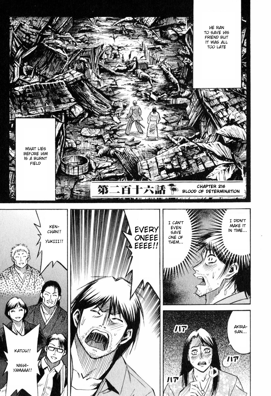 Higanjima Chapter 216 page 1 - Chapter 216: Blood Of Determination