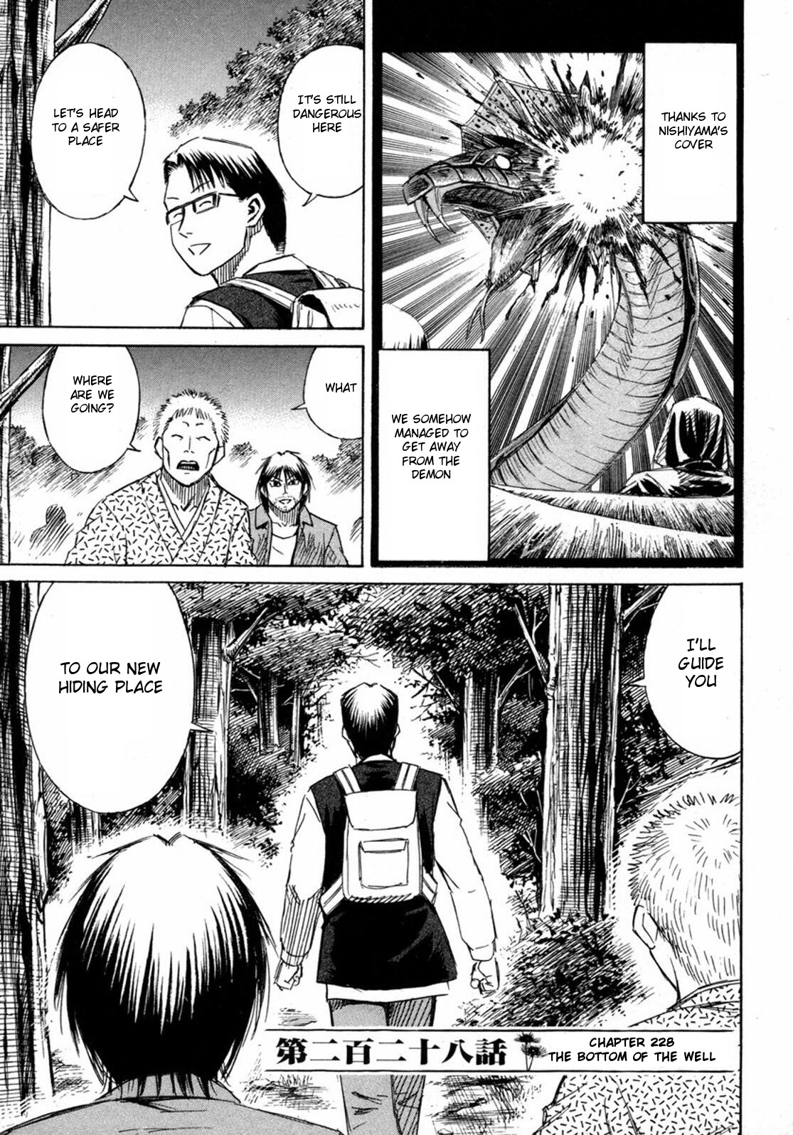 Higanjima Chapter 228 page 1 - Chapter 228: The Bottom Of The Well