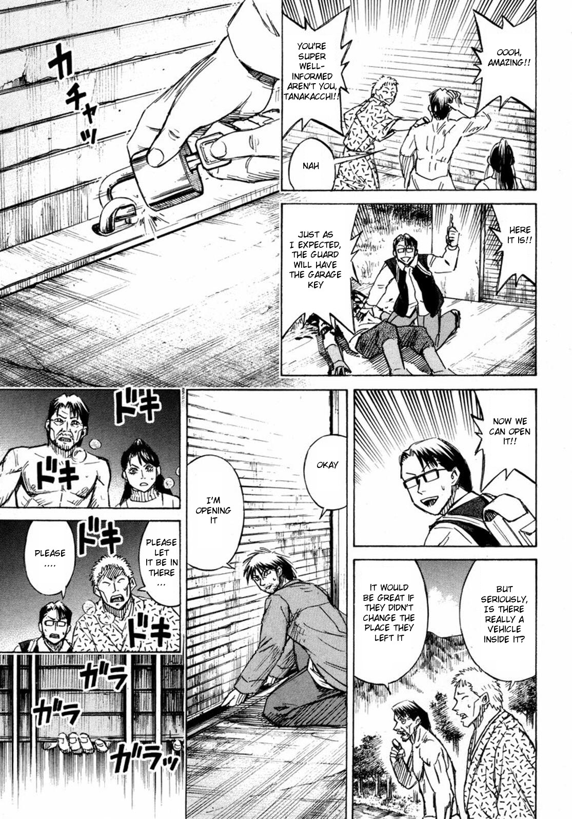 Higanjima Chapter 229 page 15 - Chapter 229: Garage