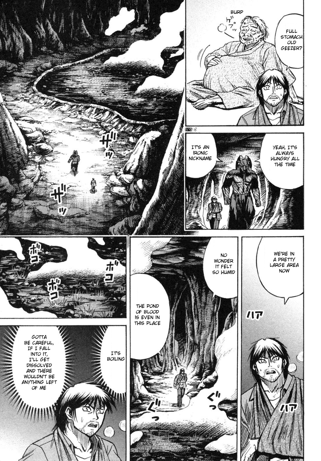 Higanjima Chapter 242 page 15 - Chapter 242: Full Stomach Old Geezer