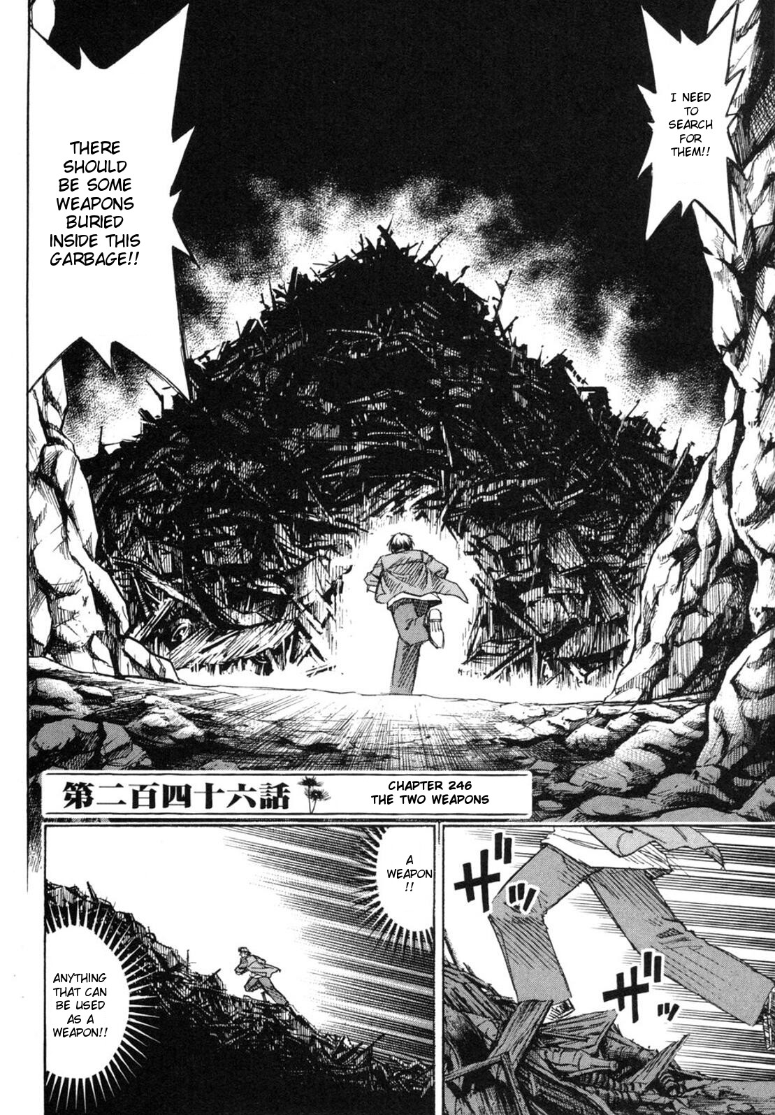 Higanjima Chapter 246 page 2 - Chapter 246: The Two Weapons