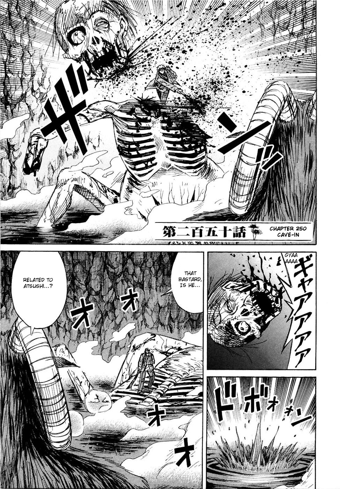 Higanjima Chapter 250 page 1 - Chapter 250: Cave-in