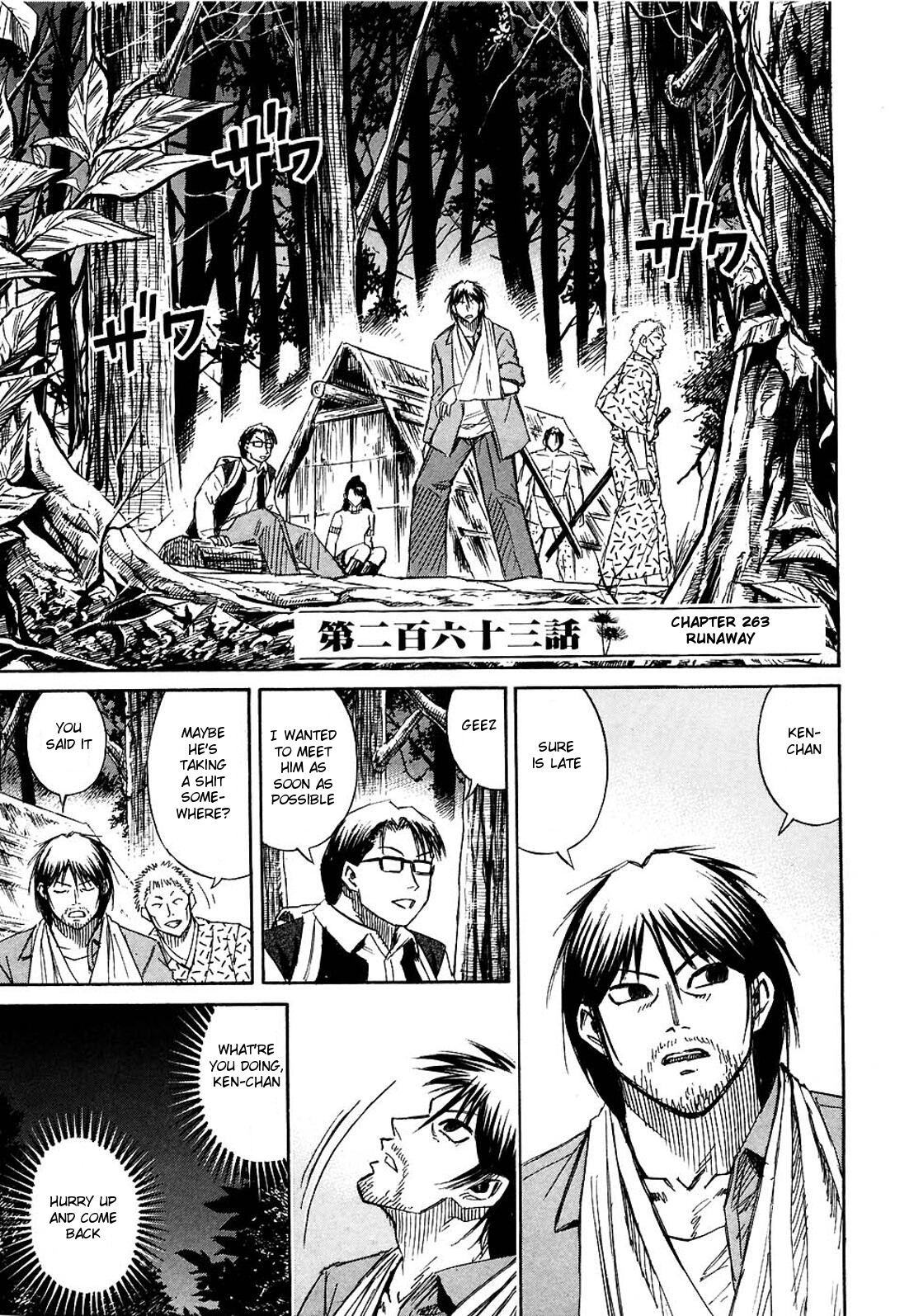 Higanjima Chapter 263 page 1 - Chapter 263: Runaway