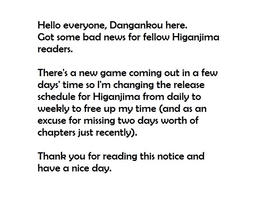 Higanjima Chapter 272 page 20 - Chapter 272: The Last Request