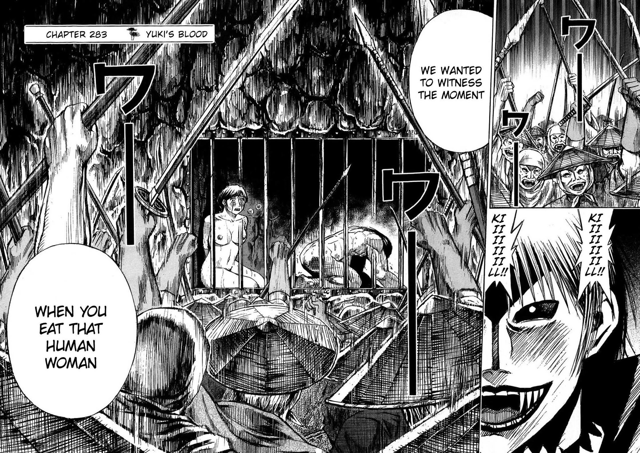 Higanjima Chapter 283 page 2 - Chapter 283: Yuki's Blood