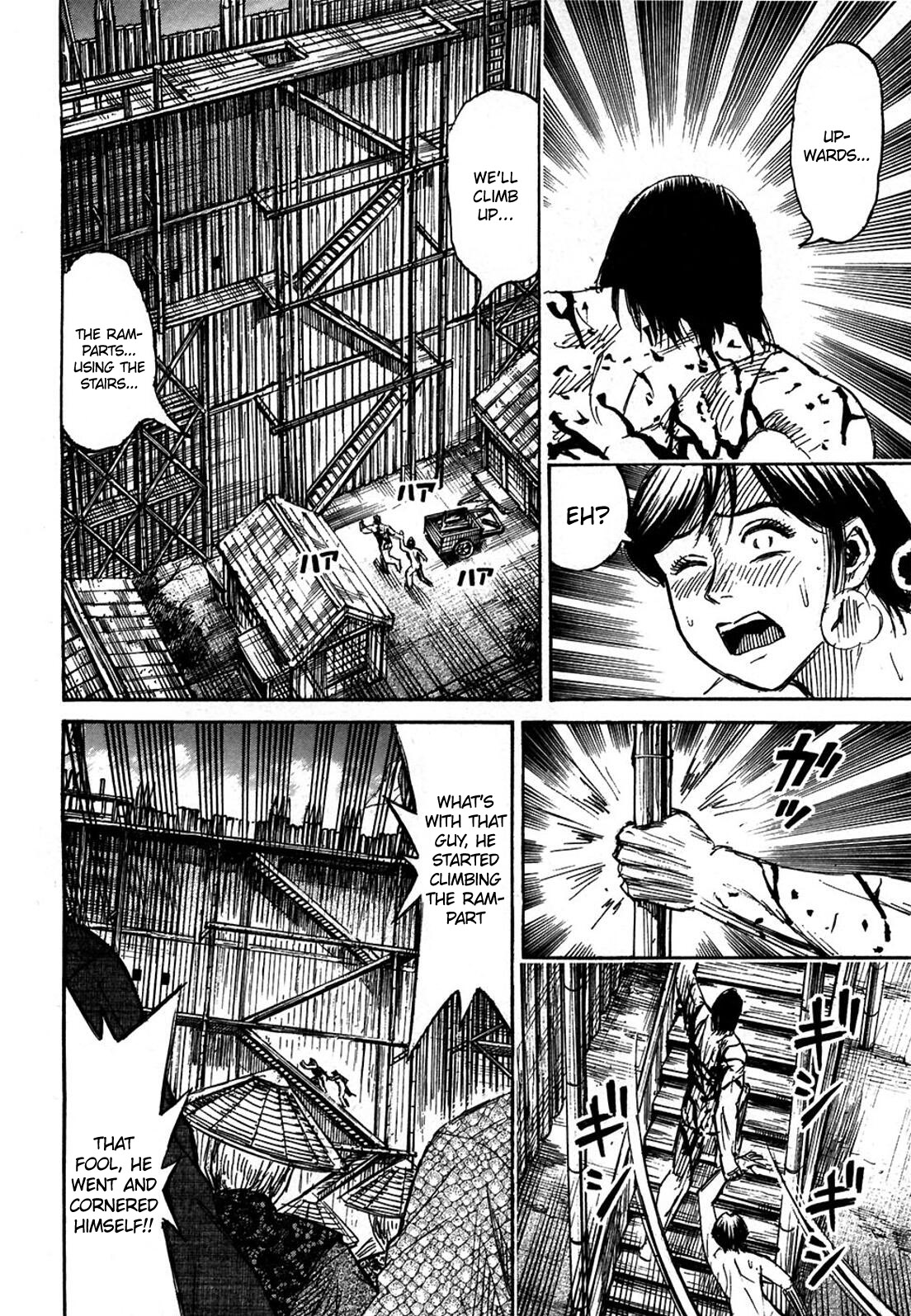 Higanjima Chapter 287 page 8 - Chapter 287: On Top Of The Wall