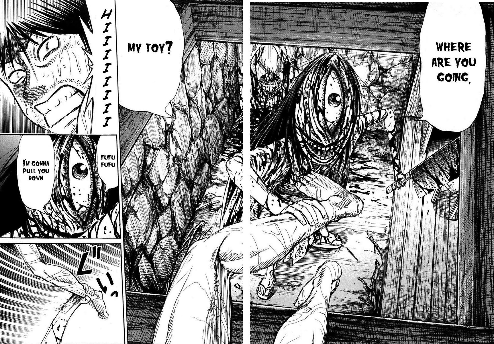 Higanjima Chapter 299 page 10 - Chapter 299: On Top of The Beams