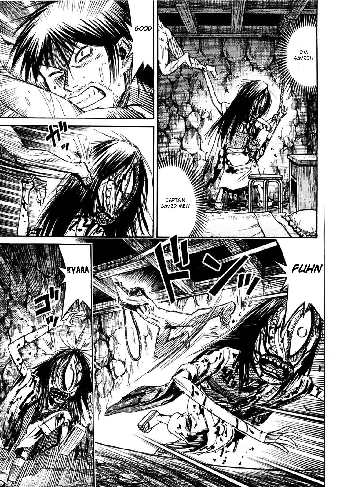 Higanjima Chapter 299 page 14 - Chapter 299: On Top of The Beams