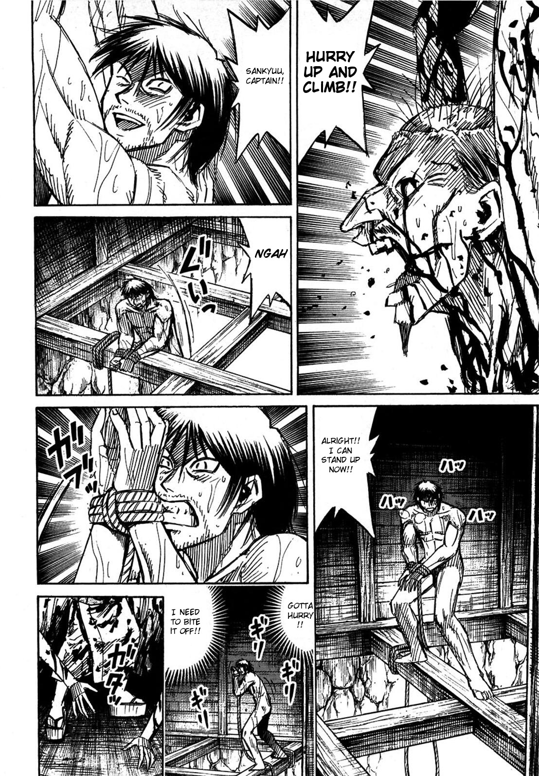 Higanjima Chapter 299 page 15 - Chapter 299: On Top of The Beams